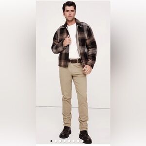 Banana Republic‎ Stretch Tan Denim Jeans Button Fly Mens 40/33 (1831)